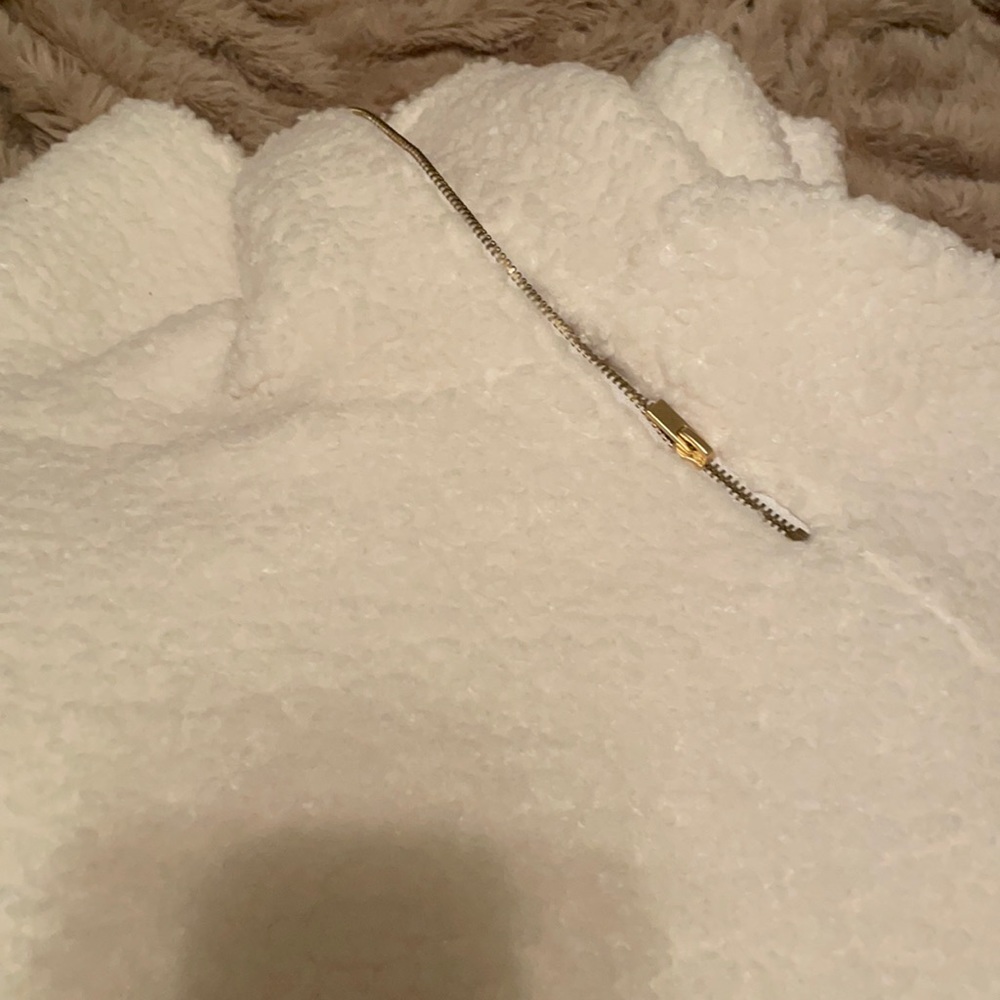 NWOT express white polyester sweater